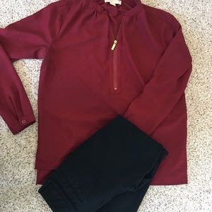 MK Zip blouse
